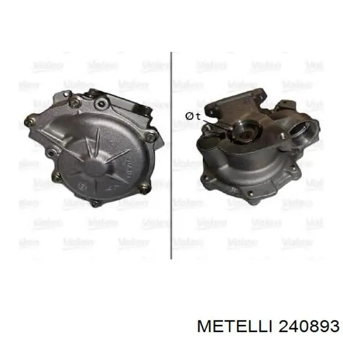 Купить 240893 Metelli Насос охлаждения