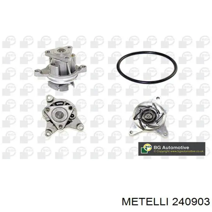 Помпа охлаждения Metelli 240903 цена, от 36.42 USD