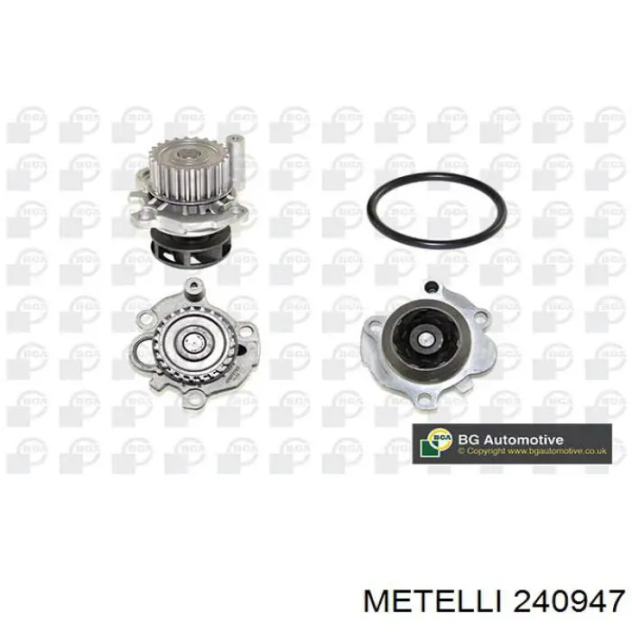 Помпа охлаждения Metelli 240947 цена, от 24.24 USD