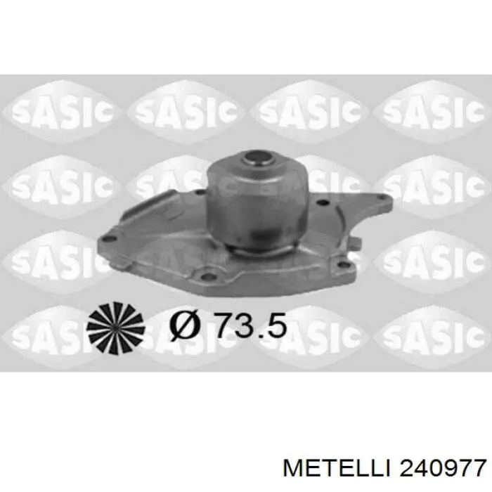 Водяной насос Metelli 240977