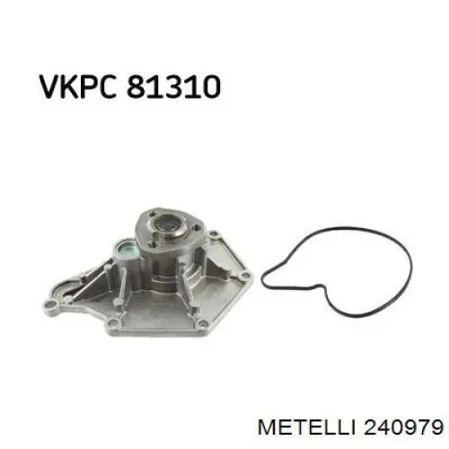 Купить 240979 Metelli Насос охлаждения