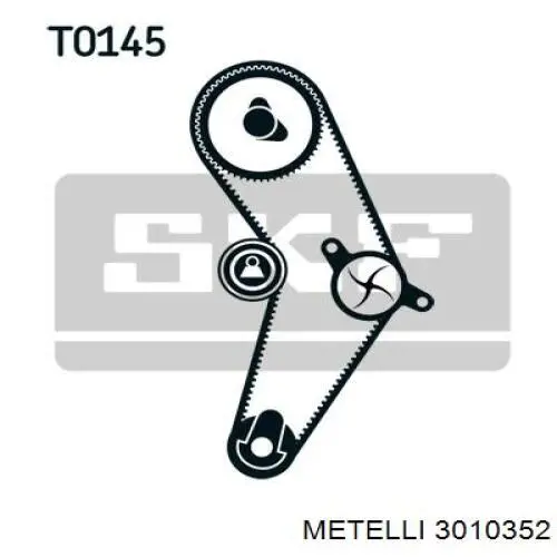 Купить 3010352 Metelli Комплект ГРМ