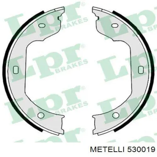 Колодки ручника 530019 Metelli