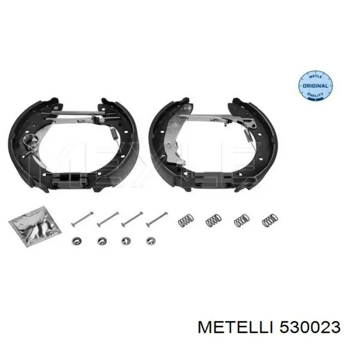 Купить 530023 Metelli Задние барабанные тормозные колодки