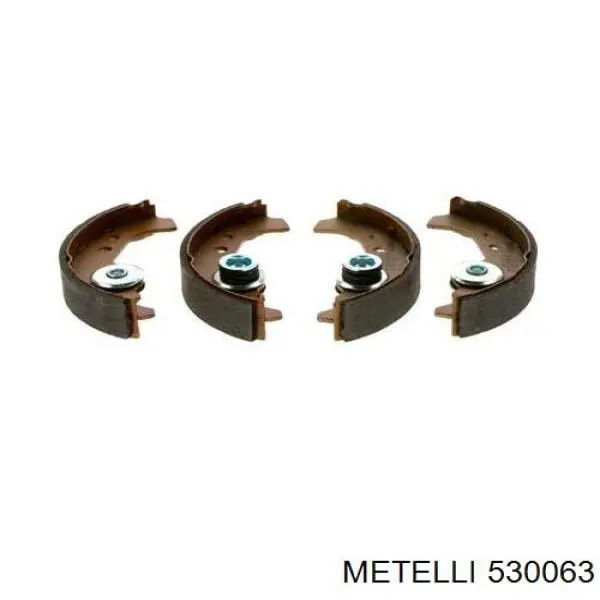 Задние барабанные колодки 530063 Metelli