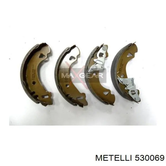 Задние барабанные колодки 530069 Metelli