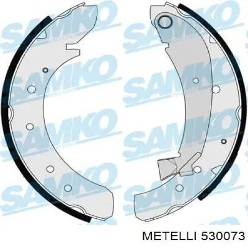 Задние барабанные колодки 530073 Metelli