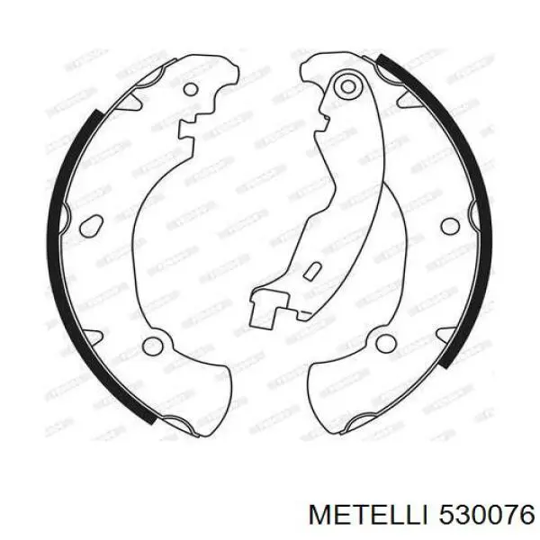 Тормоза рабочие задние ножные и тормозные барабаны Metelli 530076 цена, от 19.59 USD