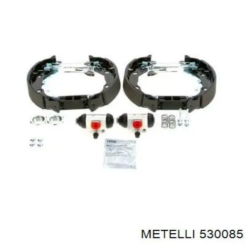 Задние барабанные колодки 530085 Metelli