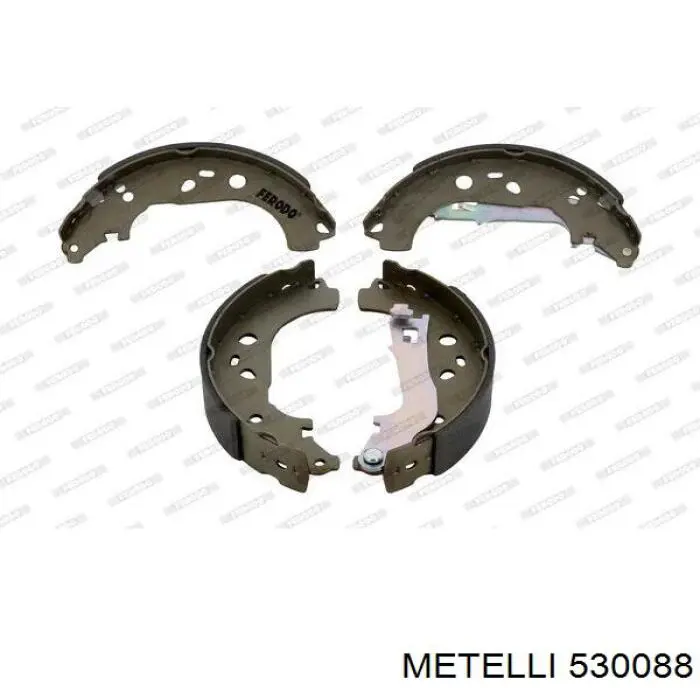 530088 Metelli Барабанные тормозные колодки