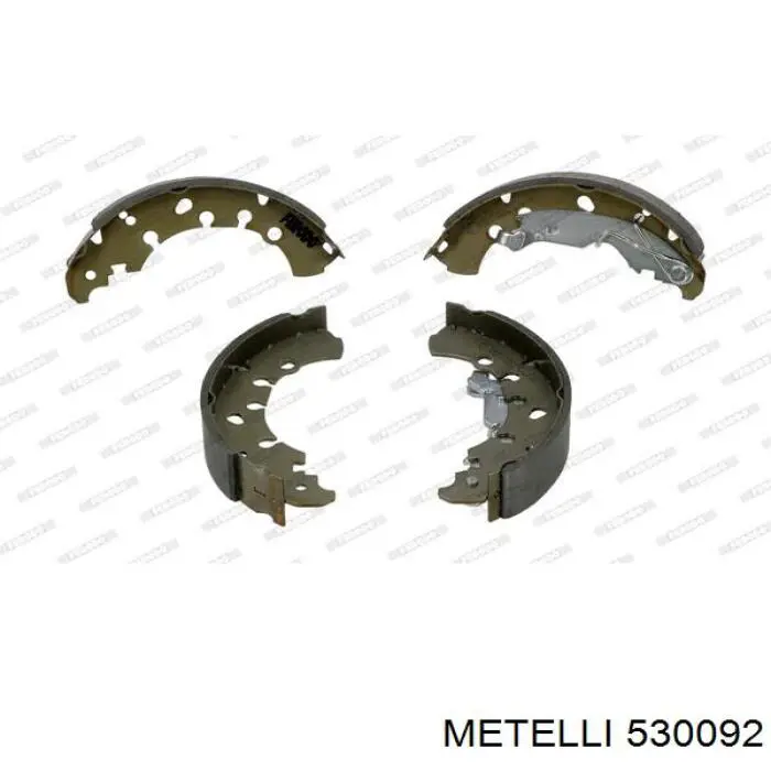 Задние барабанные колодки 530092 Metelli