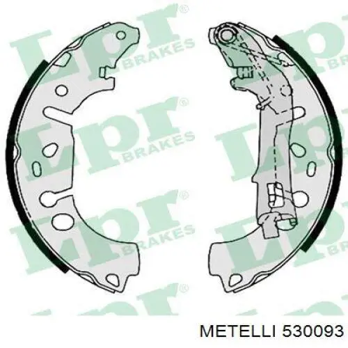 Задние барабанные колодки 530093 Metelli