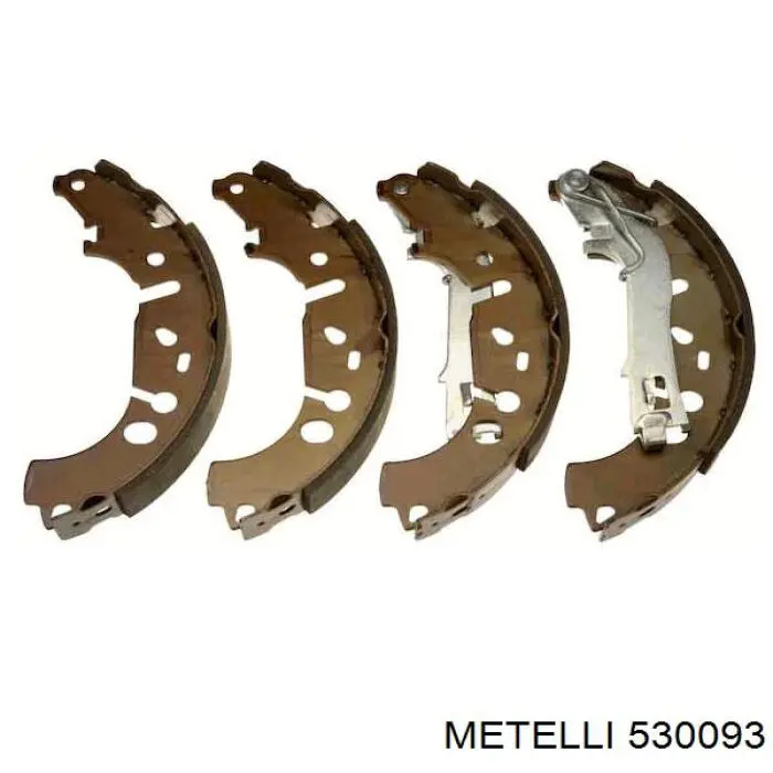 530093 Metelli Барабанные тормозные колодки