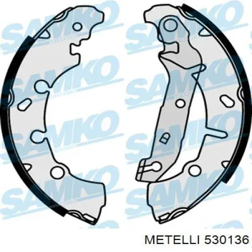 Барабанные колодки Metelli 530136