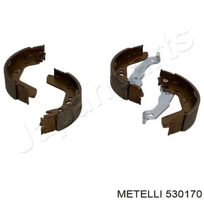 Купить 530170 Metelli Задние барабанные тормозные колодки