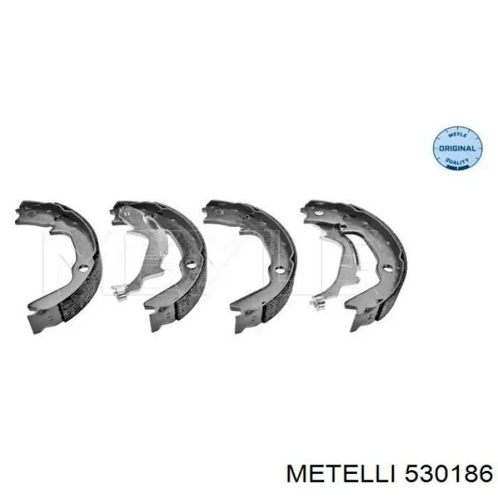 Колодки ручника 530186 Metelli