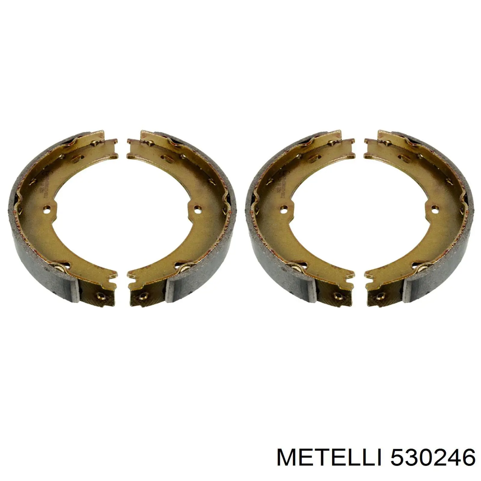 530246 Metelli Тормозные колодки ручника