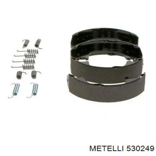 Купить 530249 Metelli Колодки ручника/стояночного тормоза