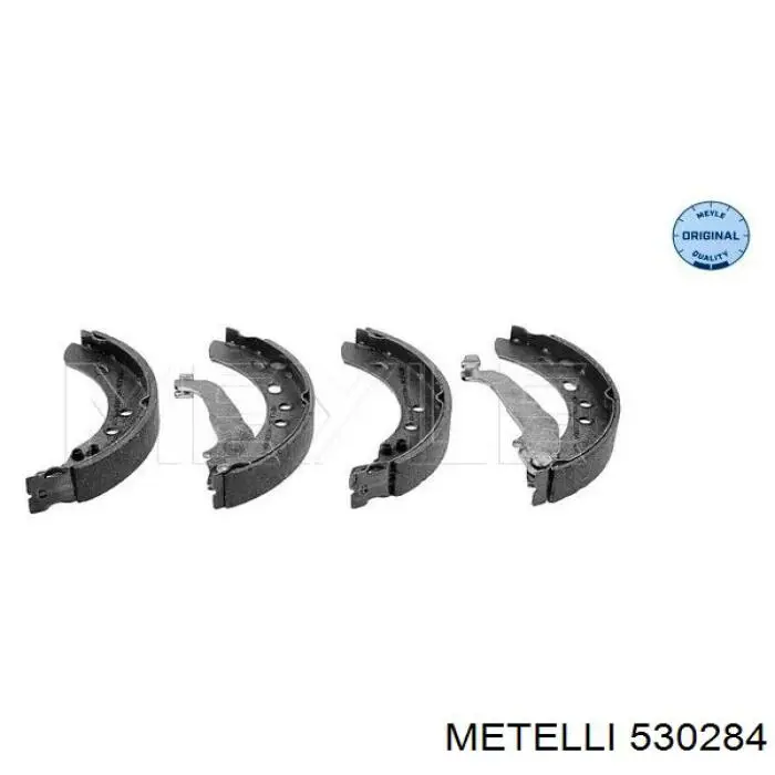 Задние барабанные колодки 530284 Metelli