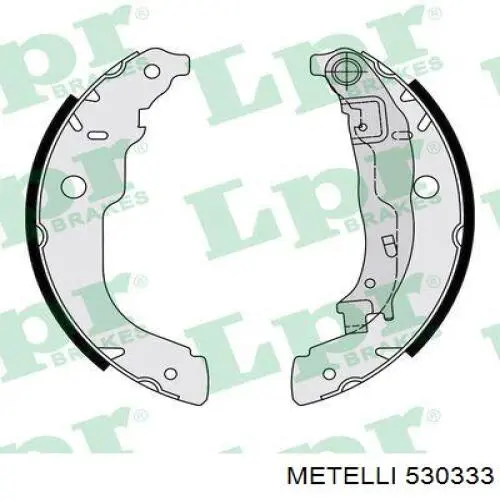 Задние барабанные колодки 530333 Metelli