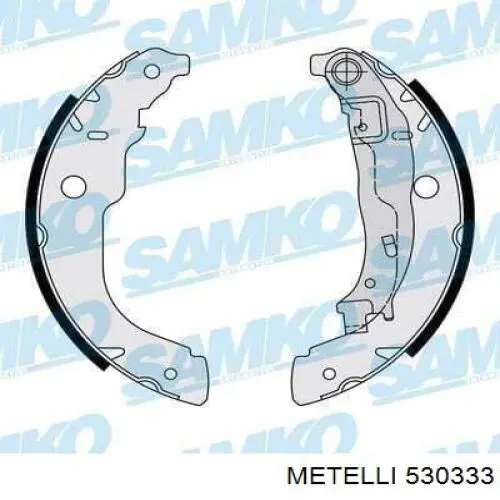530333 Metelli Барабанные тормозные колодки