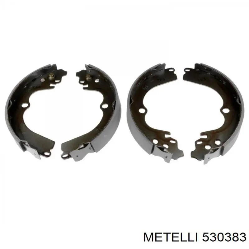 53-0383 Metelli задние барабанные колодки