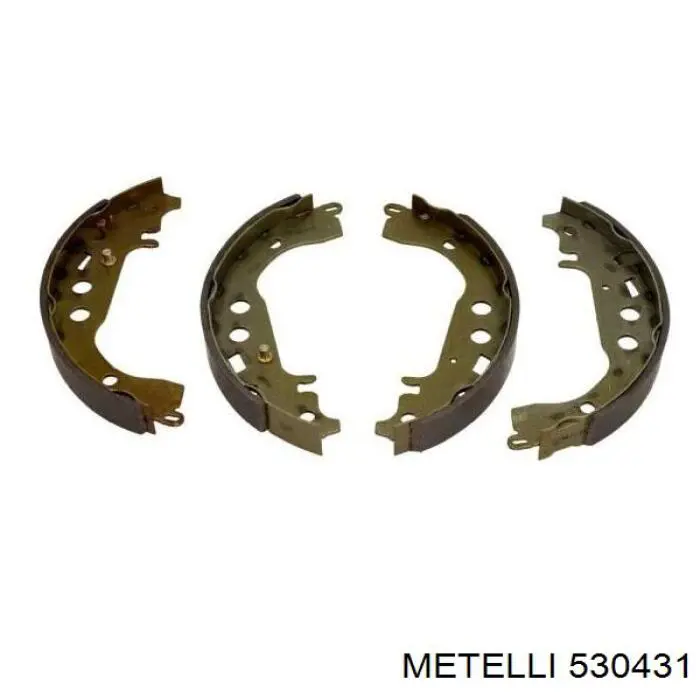 53-0431 Metelli задние барабанные колодки