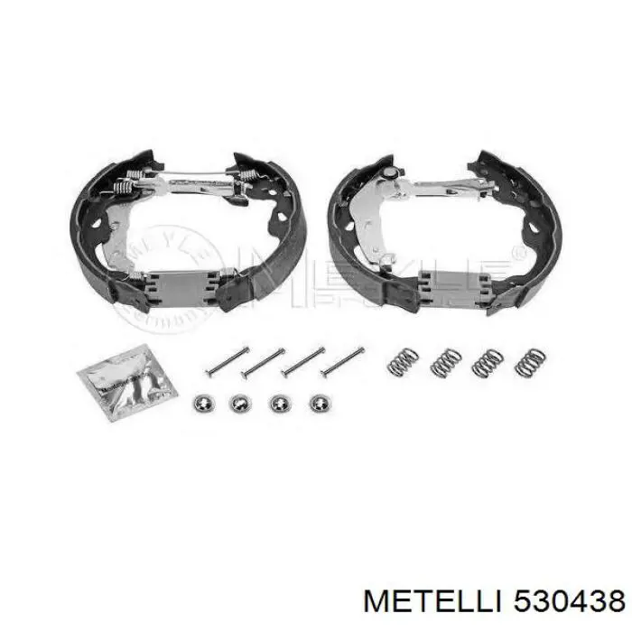 530438 Metelli Барабанные тормозные колодки
