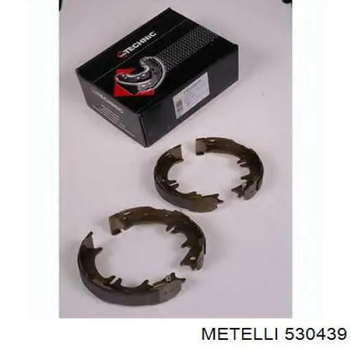 Колодки ручника 530439 Metelli