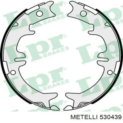 Тормозные колодки стояночного тормоза Metelli 530439 цена, от 14.26 USD