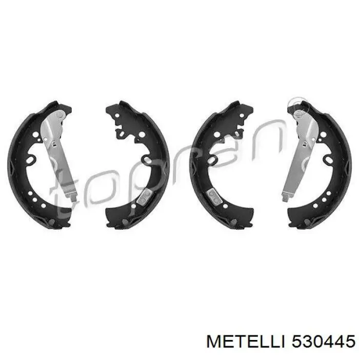 Задние барабанные колодки 530445 Metelli