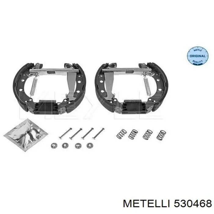 Тормоза рабочие задние ножные и тормозные барабаны Metelli 530468 цена, от 15.20 USD