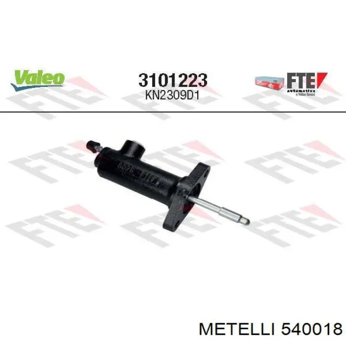 Рабочий цилиндр сцепления Metelli 540018 цена, от 15.62 USD