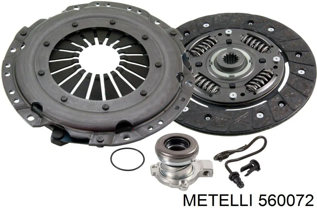 Цилиндр сцепления рабочий с выжимным подшипником Metelli 560072 цена, от 48.62 USD