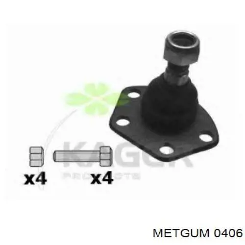 MG04-06 Metgum пыльник стойки стабилизатора переднего