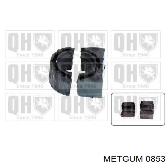 0853 Metgum Разрезная втулка стабилизатора