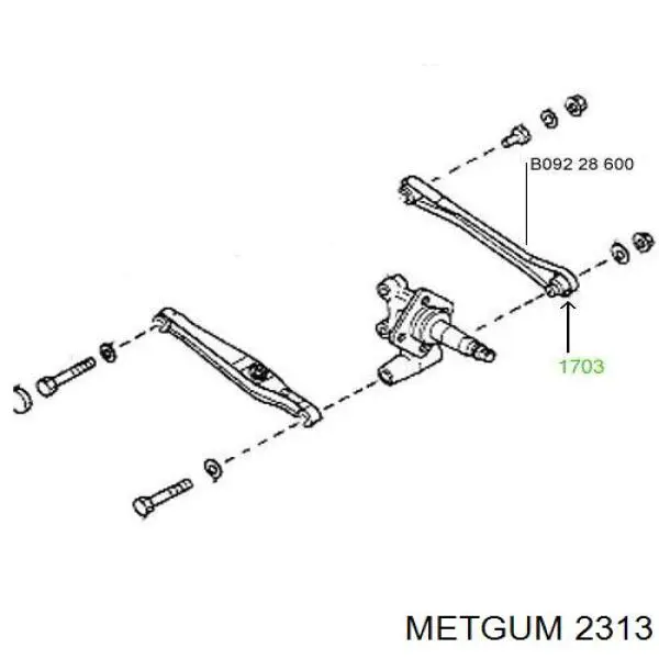 Купить FRD1345 Caster Сайлентблок нижний передней подвески