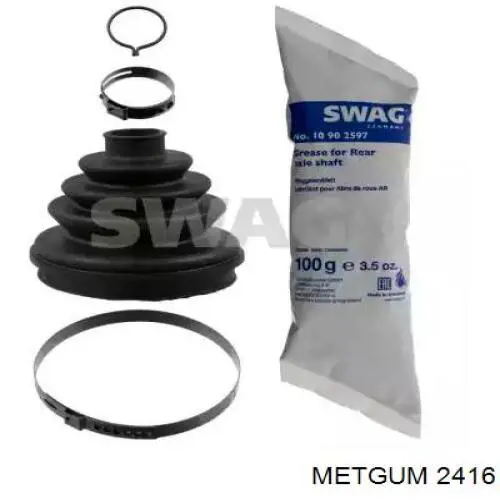 Сайлентблок передней подвески Metgum 2416 цена, от 9.14 USD