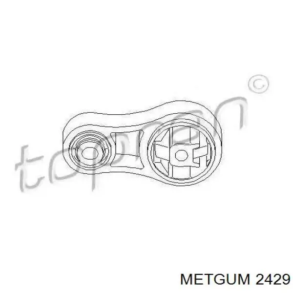 Сайлентблок кронштейна верхней подушки двигателя Metgum 2429