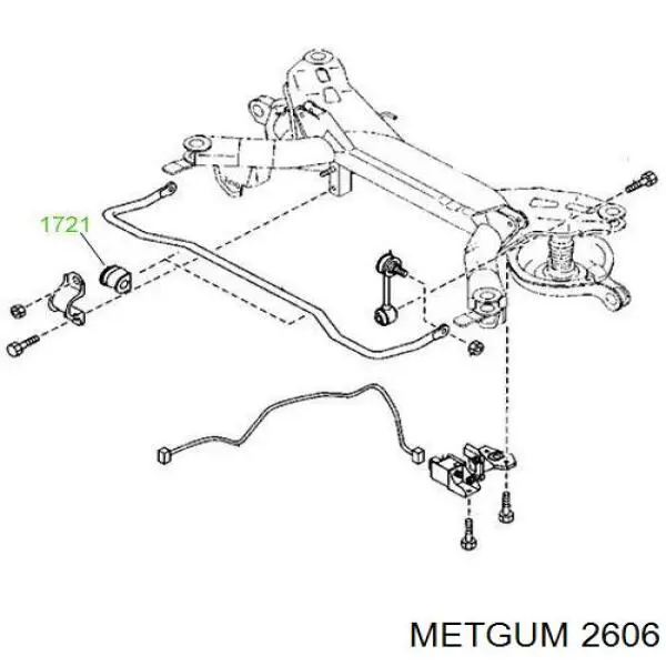 Купить 2606 Metgum Пыльник рулевого наконечника