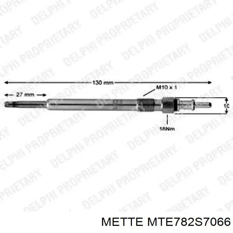 MTE782S7066 Mette Свечи накаливания
