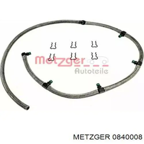 Tubo de combustível, inverso desde os injetores para Mercedes S (W220)
