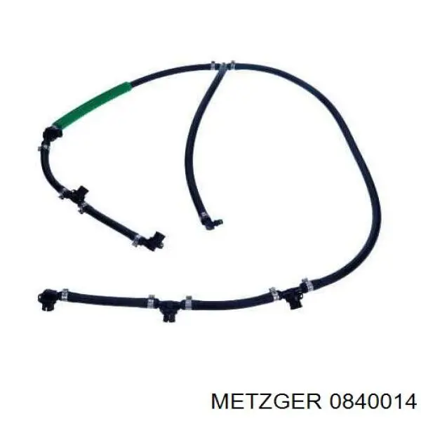 Трубка топливная, обратная от форсунок Gates MFL1343 цена, от 49.75 USD