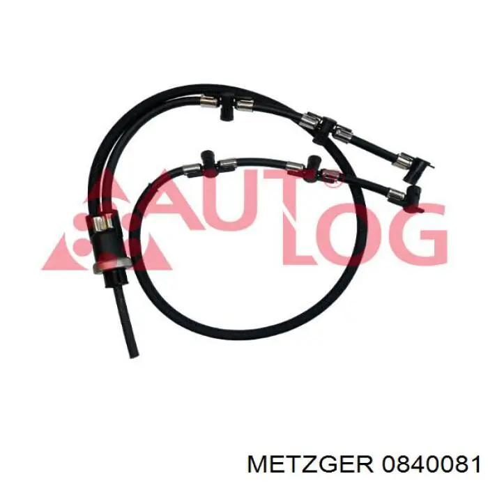 Купить 0840081 Metzger Обратная топливная трубка