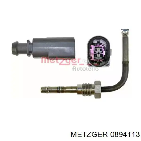 Sensor de temperatura dos gases de escape (GE), até o catalisador para Volkswagen Multivan (7HM)