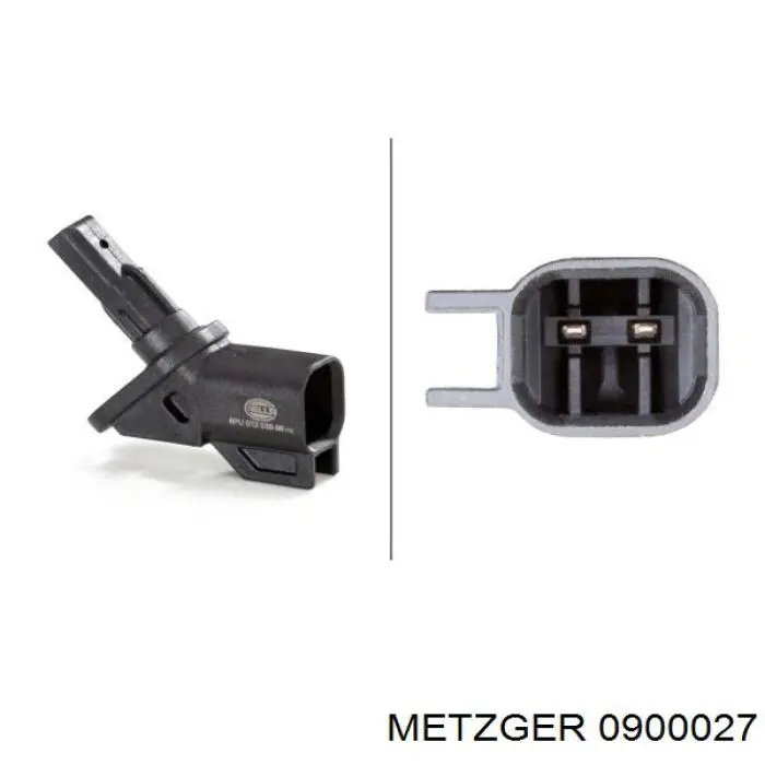 Датчик ABS передний Metzger 0900027