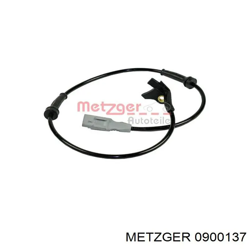 Sensor ABS, rueda delantera 0900137 Metzger