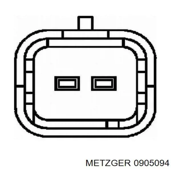 Датчик температури охолоджуючої рідини 0905094 Metzger