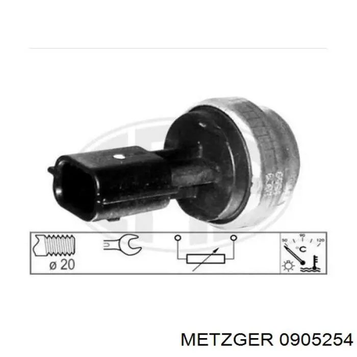 Купить A6079051200 Mercedes Термодатчик охлаждающей жидкости