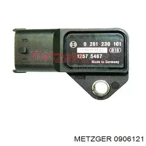 0906121 Metzger датчик давления во впускном коллекторе, map